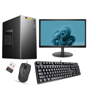 TrakinPC 19″ FHD Desktop, Core i5, 8GB RAM, 256GB SSD, Win10 Pro + Keyboard & Mouse