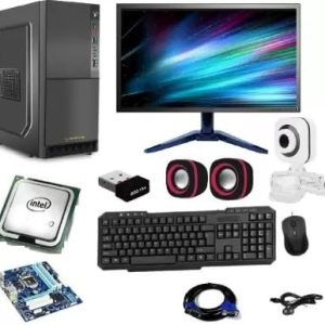 TECH-Assemblers Core i3 8GB/500GB+128GB SSD/Win11 19″ Black